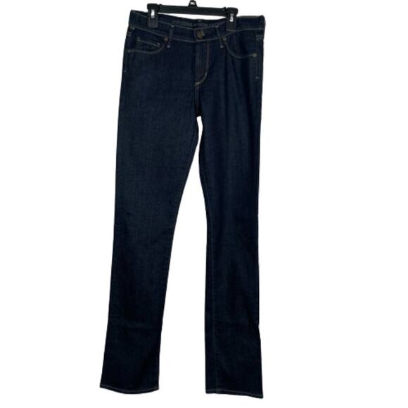 Citizens of Humanity Elson mid-rise straight leg dark wash jeans size 27 - Picture 1 of 13